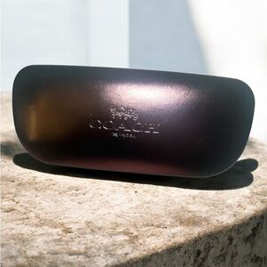 authentic COACH  hard-shell case